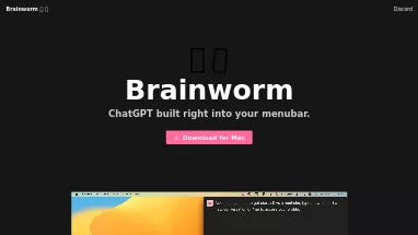 Нейросеть Brainworm - Расширения ChatGPT