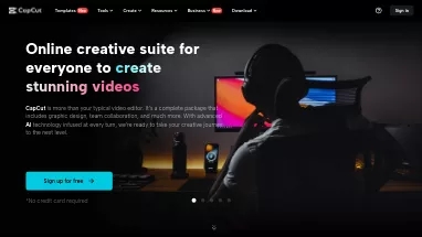 Нейросеть CapCut Online Creative Suite - Редактирование видео