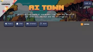 Нейросеть AI Town - Игры
