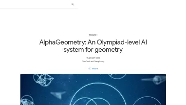Нейросеть AlphaGeometry by Google - Модель LLM,Наука и исследования