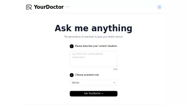 Нейросеть YourDoctor AI - Здоровье