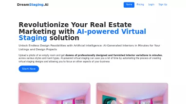 Нейросеть DreamStaging AI - Недвижимость и архитектура