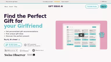 Нейросеть Gift Ideas AI - Полезные ИИ