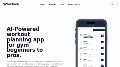 Нейросеть GymBuddy AI - Здоровье,Продуктивность,Автоматизация