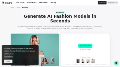 Нейросеть AI Fashion Models insMind - Мода