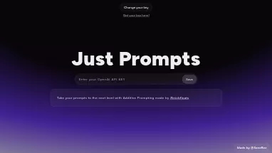 Нейросеть Just Prompts - Промпты