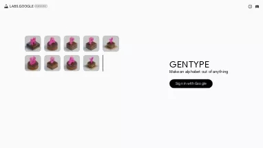 Нейросеть GenType by Google - Развлечения,Генерация изображений