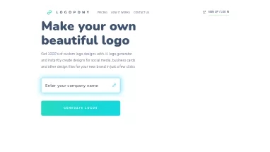 Нейросеть Logopony - Генерация логотипа
