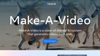 Нейросеть Make-A-Video (Meta) - Скоро релиз