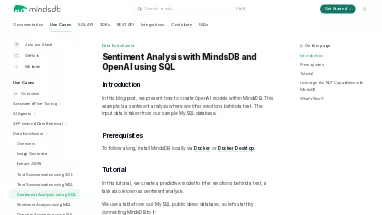 Нейросеть MindsDB - Разработка ПО,Анализ данных