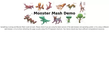 Нейросеть Monster Mash - 3D и анимация
