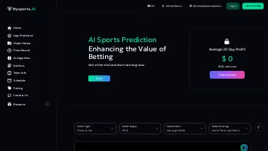 Нейросеть MySports AI - Игры,Развлечения,Автономные ИИ