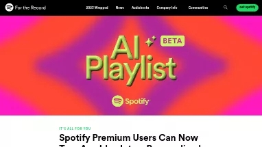 Нейросеть AI Playlists by Spotify - Музыка
