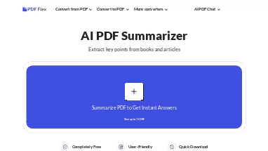 Нейросеть PDF Flex - Чат-бот,Суммаризация текста,Продуктивность,Образование,Наука и исследования