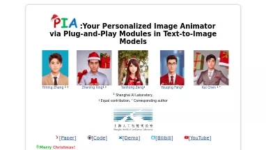 Нейросеть Image Animator (PIA) - Редактирование изображений,Редактирование видео