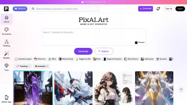 Нейросеть PixAI.Art - Генерация изображений