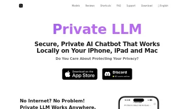 Нейросеть Private LLM - Чат-бот,Модель LLM