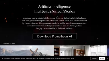 Нейросеть Promethean AI - 3D и анимация