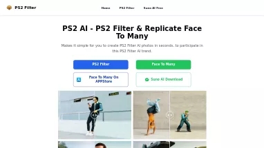 Нейросеть PS2 Filter - Развлечения,Редактирование изображений