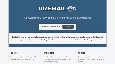 Нейросеть Rizemail - E-mail