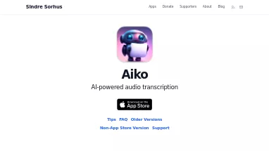 Нейросеть Aiko - Транскрибация аудио и видео,Продуктивность,Образование