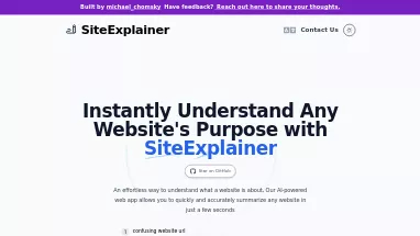 Нейросеть SiteExplainer - Суммаризация текста,Продуктивность,Образование,Наука и исследования