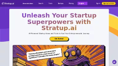 Нейросеть Stratup.ai - Маркетинг,Автономные ИИ,Наука и исследования