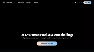 Нейросеть Tripo AI - 3D и анимация