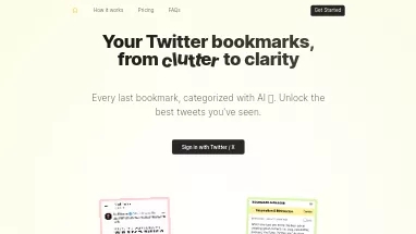 Нейросеть Twitter Bookmarks - SMM
