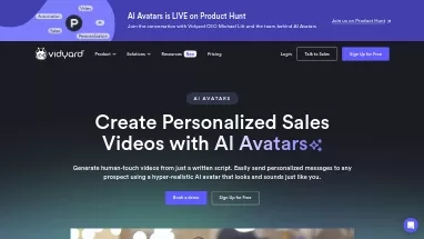 Нейросеть AI Avatars by Vidyard - Аватары и цифровые 3D персонажи,Маркетинг