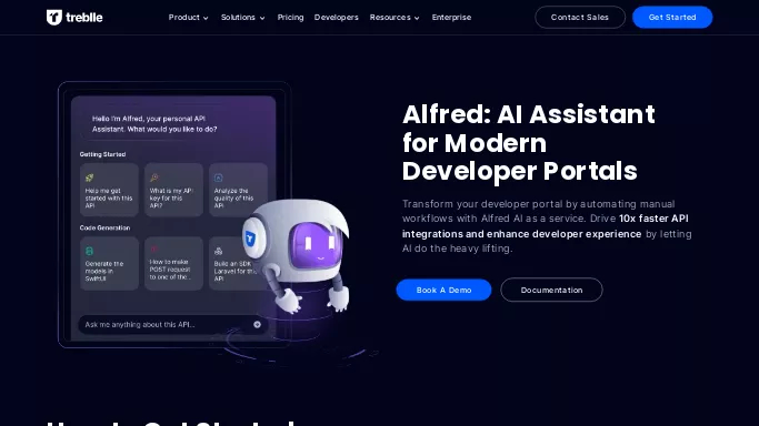 Alfred AI — бесплатная нейросеть   для разработки программного обеспечения, для помощи в автоматизации,  для no Code/Low Code разработки. Бесплатная версия с ограниченным функционалом, есть платные тарифы.