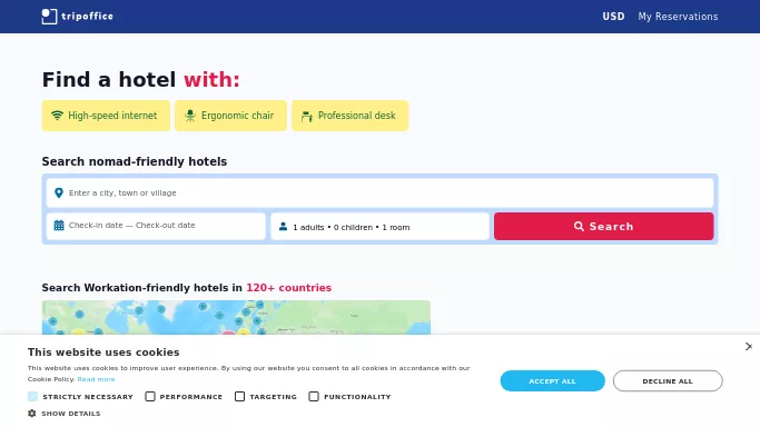 Tripoffice — бесплатная нейросеть   для путешествий. 