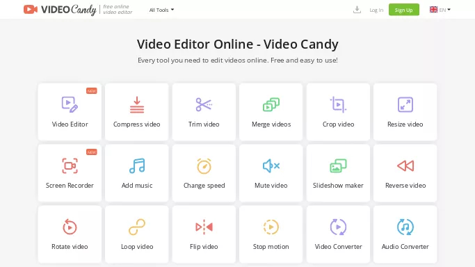 Video Candy — бесплатная нейросеть   для редактирования видео,  для маркетинга. Бесплатная версия с ограниченным функционалом, есть платные тарифы.