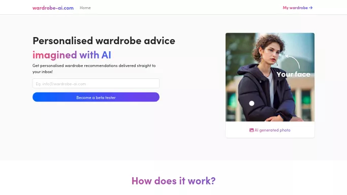 Wardrobe AI — бесплатная нейросеть   для стиля и моды. 