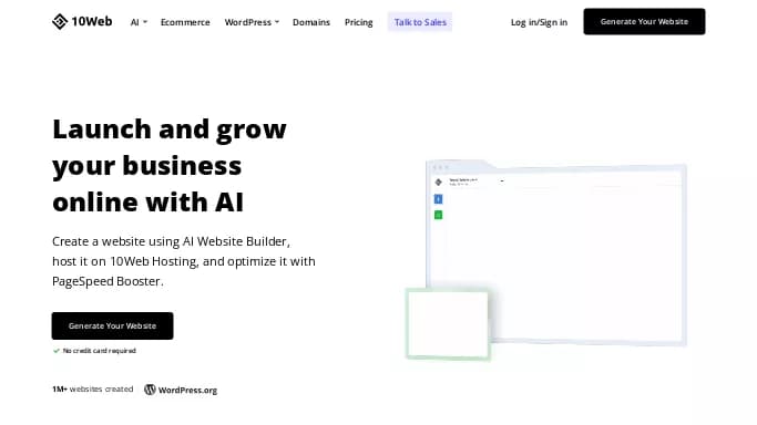 10Web — бесплатная нейросеть   для no Code/Low Code разработки,  для дизайна. Бесплатная версия с ограниченным функционалом, есть платные тарифы.