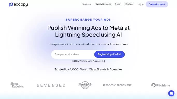 AdCopy — платная нейросеть   для SMM. Бесплатная версия с ограниченным функционалом, есть платные тарифы.