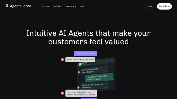 AgentsForce — платная нейросеть   для маркетинга, , автономные ИИ (AGI). Бесплатная версия с ограниченным функционалом, есть платные тарифы.