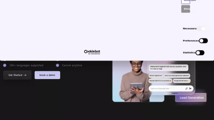 AgentX — бесплатная нейросеть   — чат-бот,  для маркетинга, , автономные ИИ (AGI). Бесплатная версия с ограниченным функционалом, есть платные тарифы.