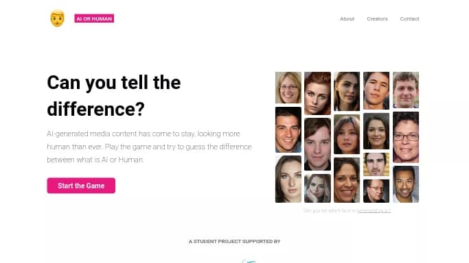 AI or Human — бесплатная нейросеть   в играх. 