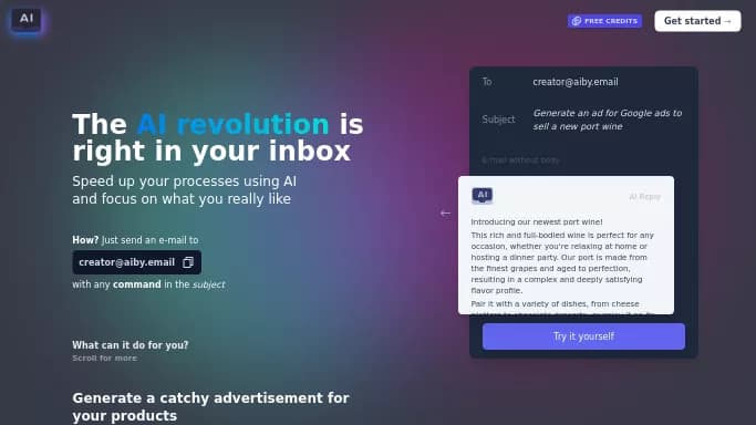 Alby.email — бесплатная нейросеть   для работы с электронной почтой. 