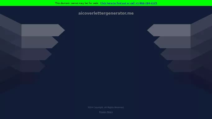 AI Cover Letter Generator — бесплатная нейросеть   помогающие в управлении персоналом,  для копирайтинга,  для работы с электронной почтой. Бесплатная версия с ограниченным функционалом, есть платные тарифы.