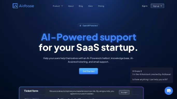 Aidbase — бесплатная нейросеть   для маркетинга. Бесплатная версия с ограниченным функционалом, есть платные тарифы.