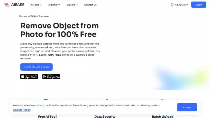 AI Ease Object Remover — бесплатная нейросеть   для редактирования изображений. 