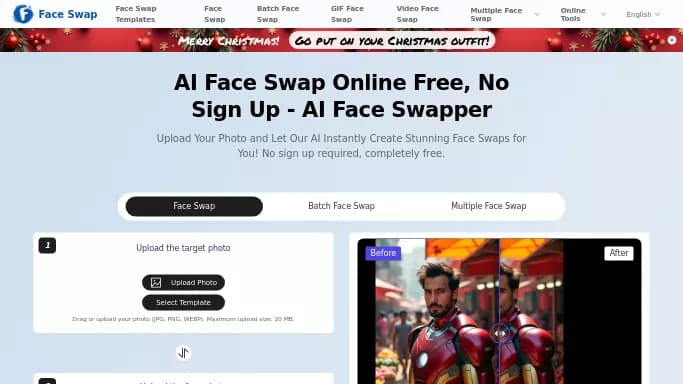AI Face Swapper — бесплатная нейросеть   для дипфейк(deepfake). 