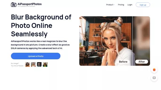 Blur Background — бесплатная нейросеть   для редактирования изображений. Бесплатная версия с ограниченным функционалом, есть платные тарифы.