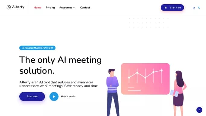 Alterfy — бесплатная нейросеть   для маркетинга,  для повышения продуктивности. Бесплатная версия с ограниченным функционалом, есть платные тарифы.