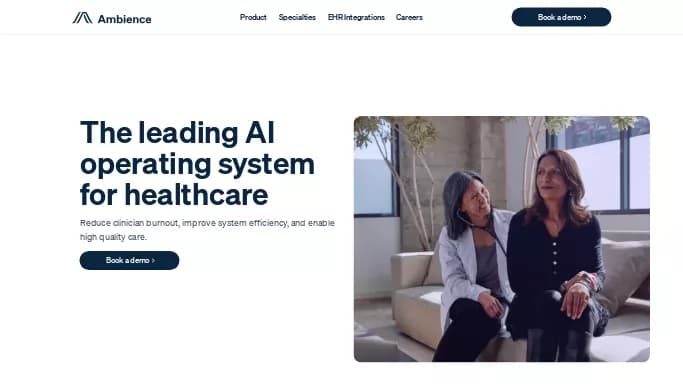 Ambience Healthcare — платная нейросеть   в медицине. 