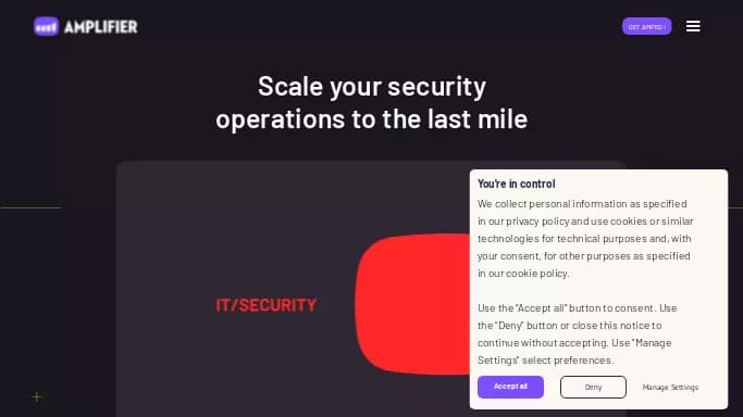 Amplifier Security — платная нейросеть  , автономные ИИ (AGI), для помощи в автоматизации,  для маркетинга. 