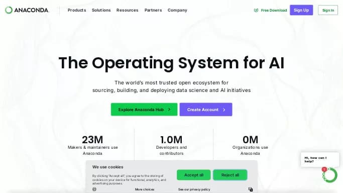 Anaconda — платная нейросеть   для маркетинга. Бесплатная версия с ограниченным функционалом, есть платные тарифы.