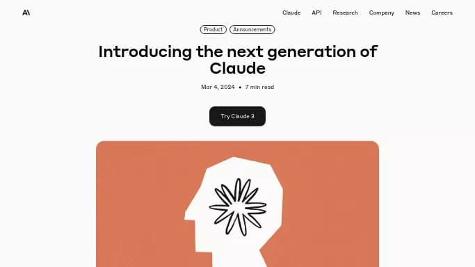 Opus by Anthropic — бесплатная нейросеть  , модели LLM. Бесплатная версия с ограниченным функционалом, есть платные тарифы.